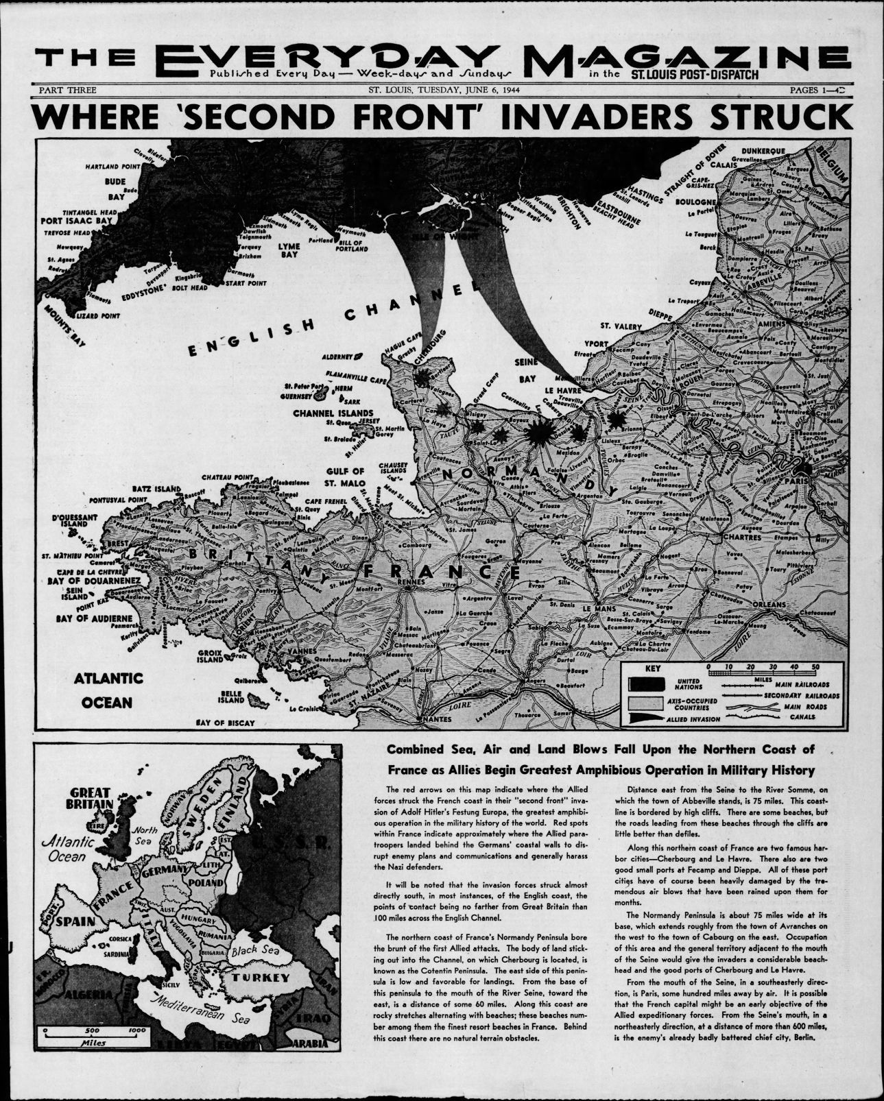 18. Where the invaders struck